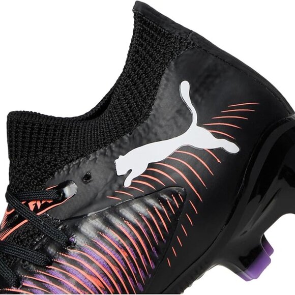 Puma Future 8 Pro Kids Firm Soccer Cleats 5.5 Black White-Glowing Red New - Picture 7 of 7